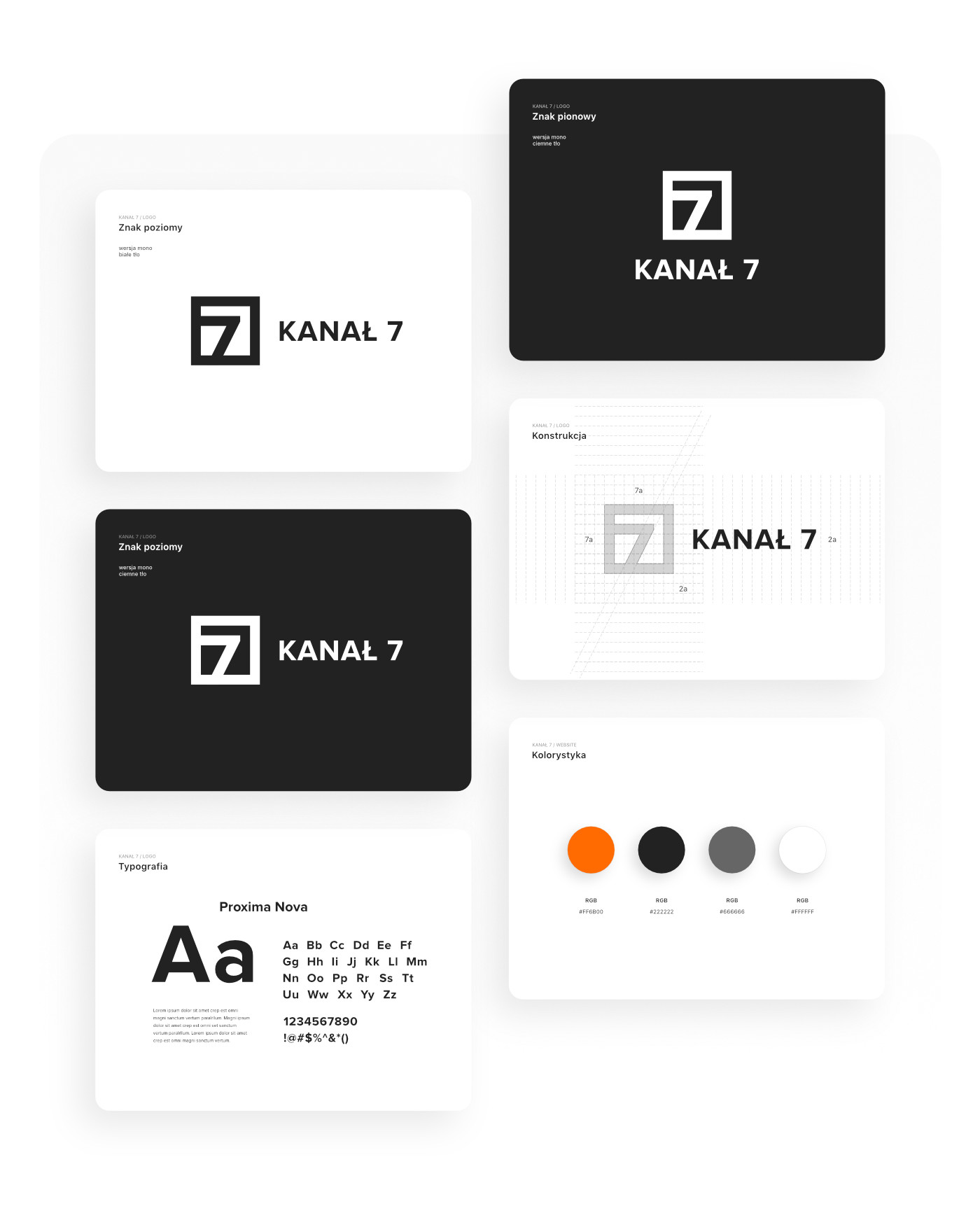 Logo dla firmy mediowej.