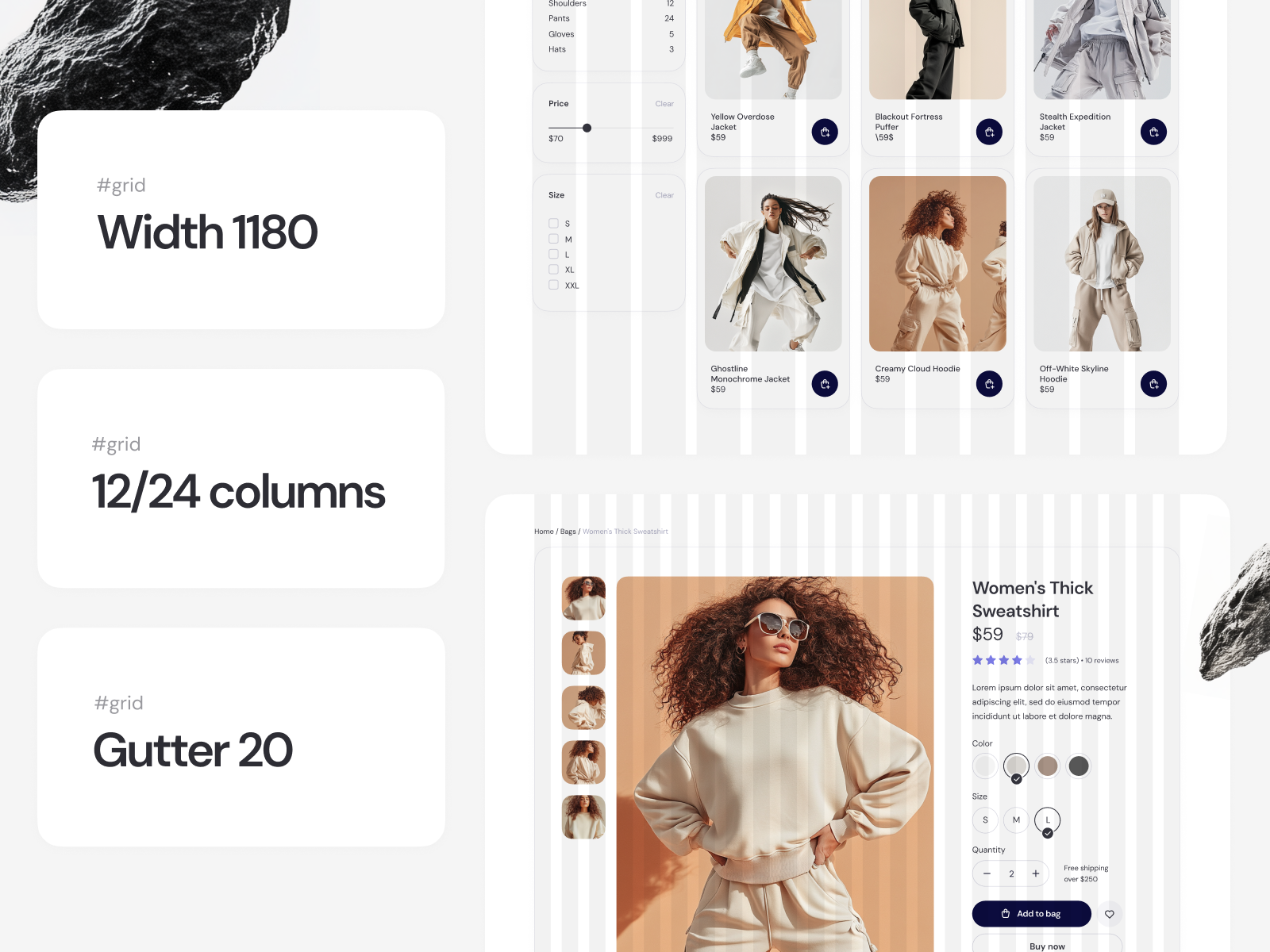 Grid strony internetowej