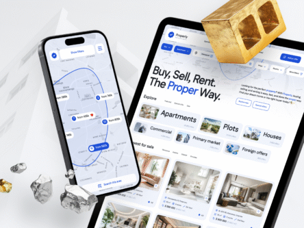 Logo i strona dla pośrednika nieruchomości