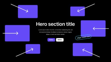 Sposób animacji elementów strony